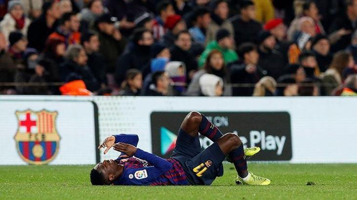 Dembele 15 gün forma giyemeyecek