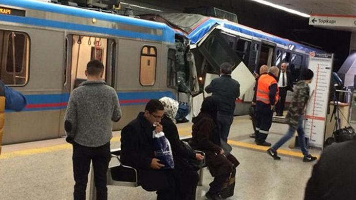 Son dakika... İstanbul'da tramvaylar çarpıştı!