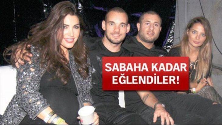 Wesley Sneijder'den 10 milyon Euro'luk kutlama!