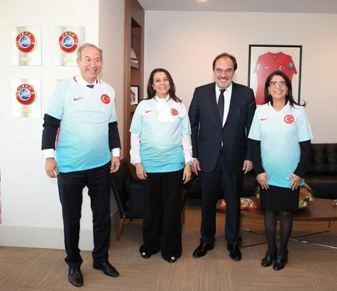 Fas heyetinden Yıldırım Demirören'e ziyaret