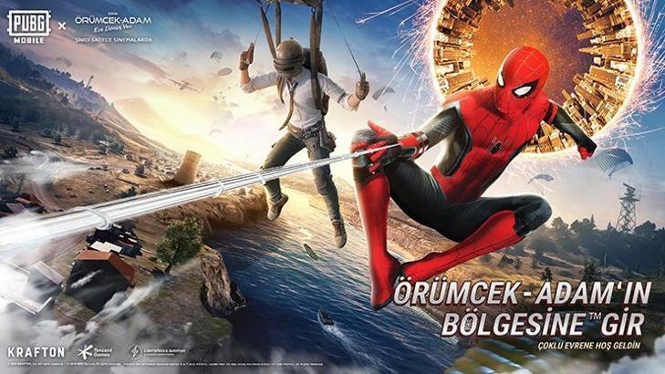 PUBG MOBILE & Örümcek-Adam işbirliği için New York'ta şahane bir ışık gösterisine imza atıldı