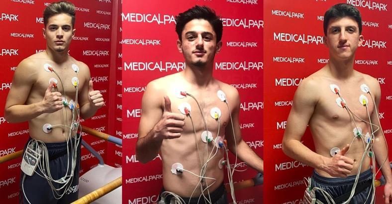 Trabzonspor'da Batuhan Kör, Kerem Şen ve Taha Altıkardeş sağlık kontrolünden geçti