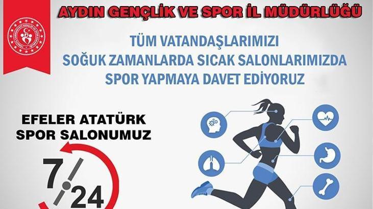 Aydın'da 7 / 24 spor yapma fırsatı