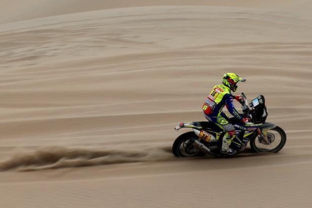 Dakar Rallisi 9. etapta motosiklet sınıfında kazanan Metge