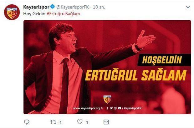 Kayserispor'da Ertuğrul Sağlam imzayı attı