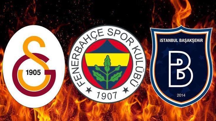 Süper Lig'de şampiyonluk ihtimalleri (Galatasaray - Fenerbahçe - Başakşehir)