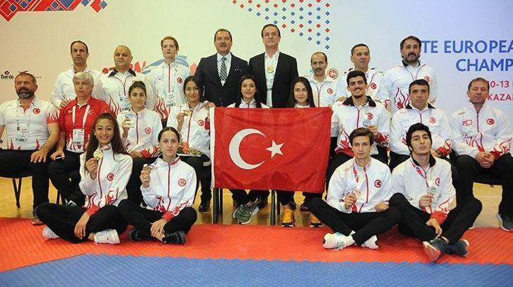 Milli taekwondocular Avrupa'nın zirvesinde