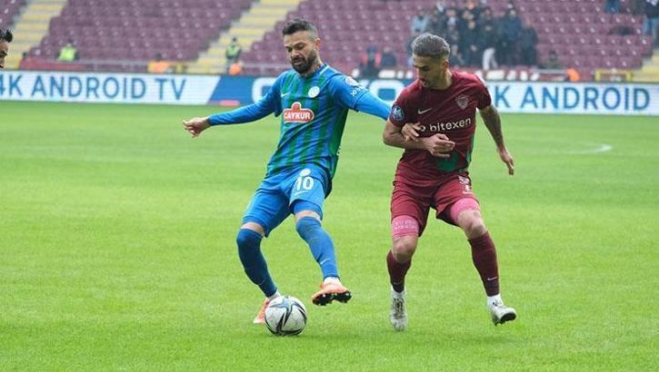 Hatayspor - Çaykur Rizespor maçında rekor