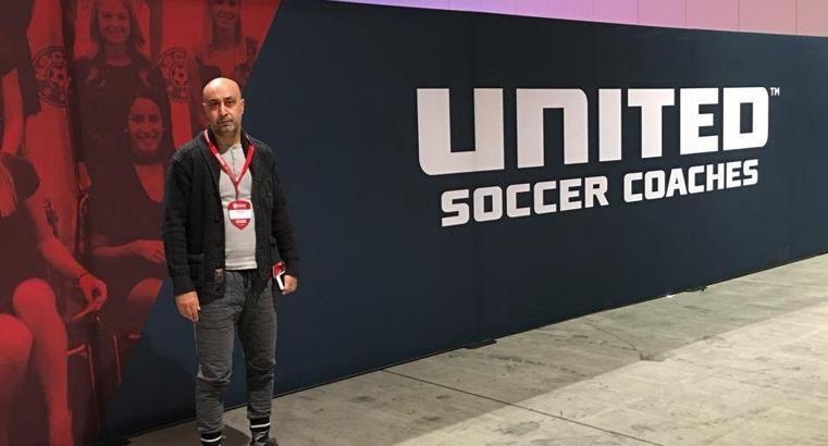 Tolunay Kafkas, ABD'de Futbol Antrenörleri Birliği Kongresi'ne katıldı