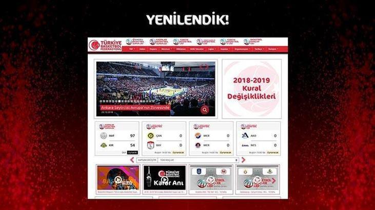 TBF'nin internet sitesi yenilendi