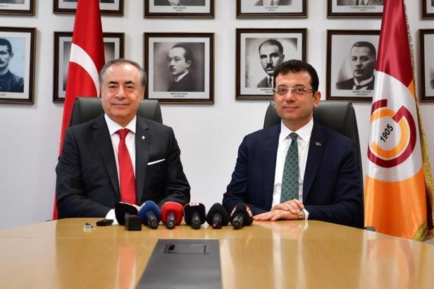 Ekrem İmamoğlu'ndan Galatasaray Kulübü'ne ziyaret