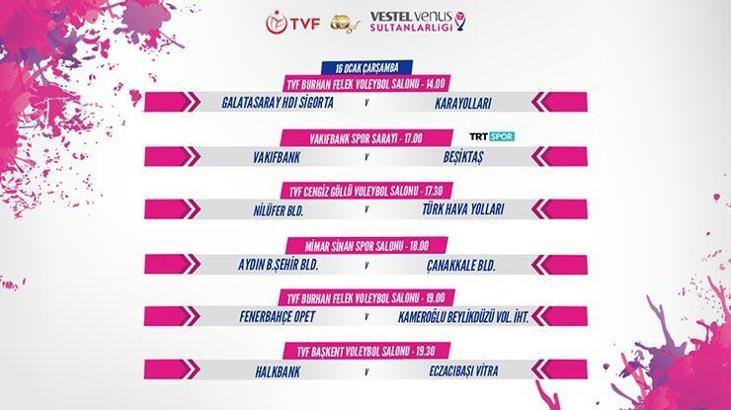 Vestel Venus Sultanlar Ligi'nde 13. hafta heyecanı