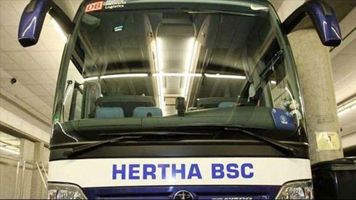Hertha Berlin otobüsüne silahlı saldırı
