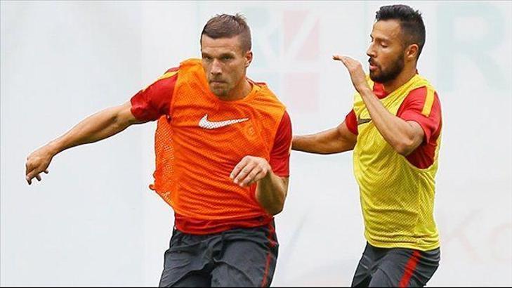 Galatasaray antrenman maçı yaptı