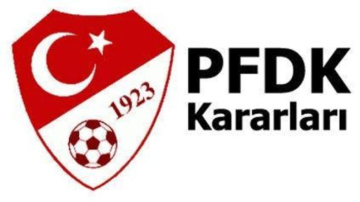 PFDK ceza yağdırdı