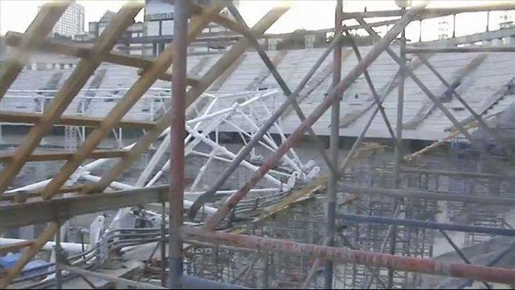 Vodafone Arena'da talihsiz kaza!