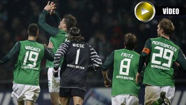 Werder 4 dakikada işi bitirdi: 1-3