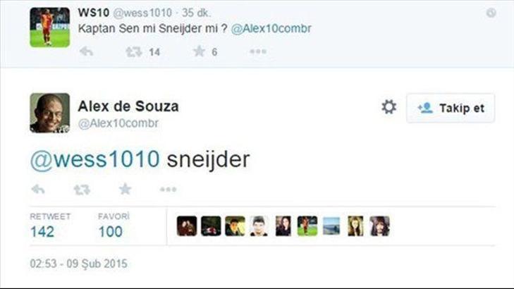 Alex'ten Sneijder mesajı