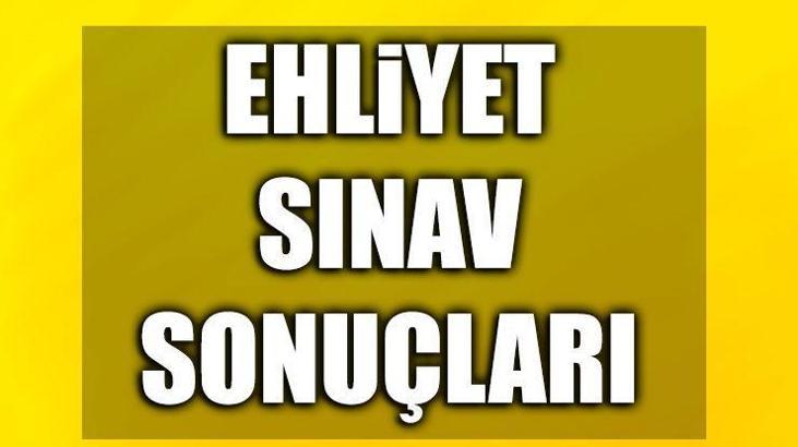 Hızlı öğrenme - Ehliyet sınav sonuçları 21 Nisan