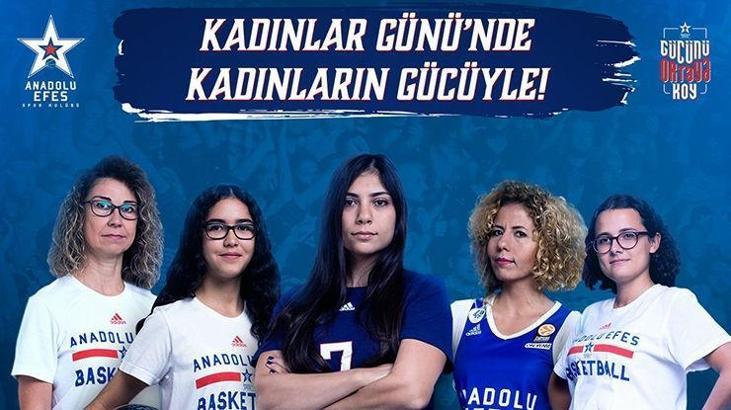 Anadolu Efes'in EuroLeague maçı kadın basketbolseverlere ücretsiz