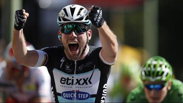 7. Etabı Mark Cavendish kazandı