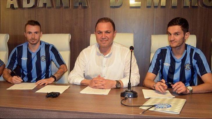 Adana Demirspor'da çifte transfer