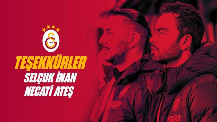 Galatasaray'dan Selçuk İnan ve Necati Ateş'e veda teşekkürü