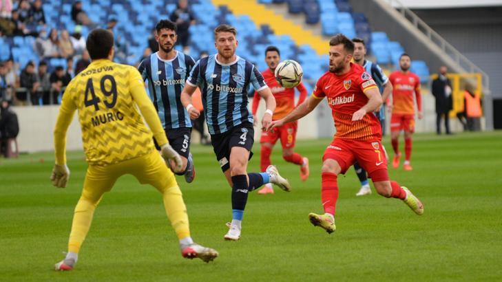 (ÖZET) Adana Demirspor - Kayserispor maç sonucu: 1-1
