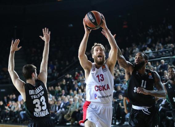 (ÖZET) Darüşşafaka Tekfen - CSKA Moskova maç sonucu: 65-80
