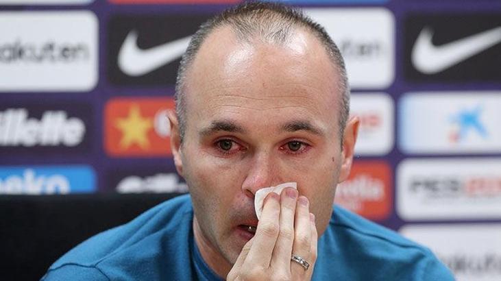 Andres Iniesta'dan hüzünlü veda!