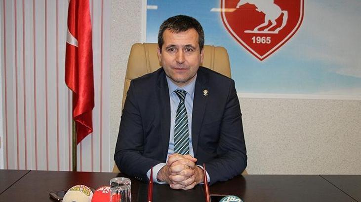 Samsunspor'un borcu Samsun'un plakası civarında