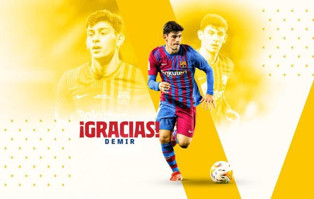 Barcelona'da Yusuf Demir'in sözleşmesi karşılıklı feshedildi