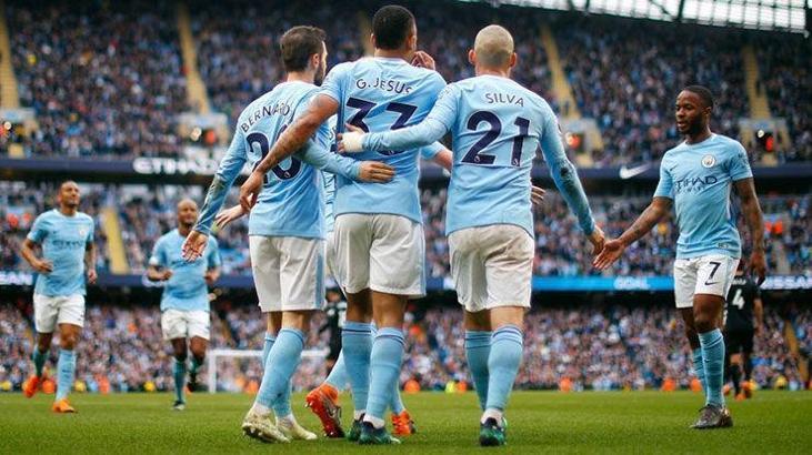 Manchester City-Swensea City maç sonucu: 5-0