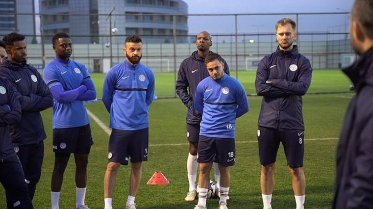 Çaykur Rizespor'da Yusuf Sarı ilk antrenmanına çıktı