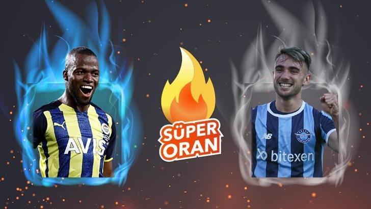 Fenerbahçe-Adana Demirspor maçı Süper Oran'la Misli.com'da
