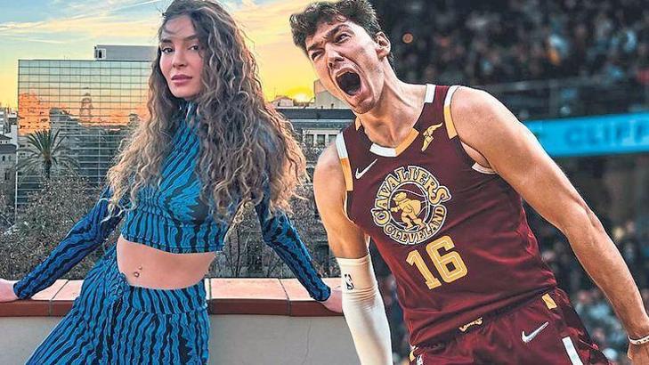 Cedi Osman'dan Ebru Şahin'e: Bizimki de kalp yani!