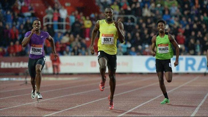 Bolt, Avrupa'daki ilk yarışına altınla başladı