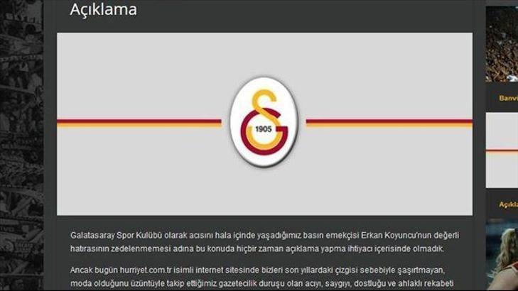 Galatasaray: Her türlü yardım yapılmıştır