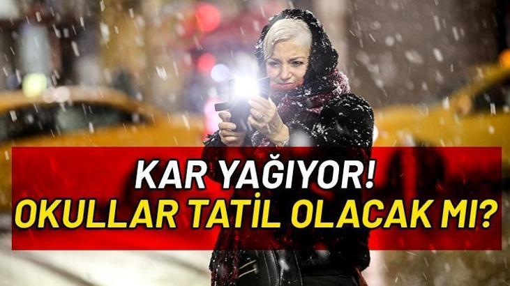 İstanbul okullar tatil mi? İstanbul hangi ilçeler okullar tatil? 7 Ocak Pazartesi hava durumu