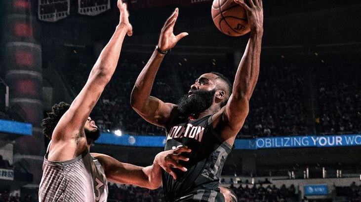 Rockets'ı Harden sürükledi