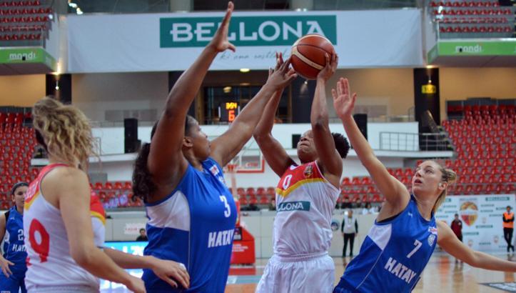 Çekişmeli maçta Hatay, Kayseri'yi mağlup etti: 65-67
