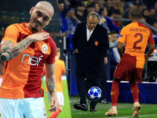 Galatasaray'da Maicon ve Mariano görüşme odasına