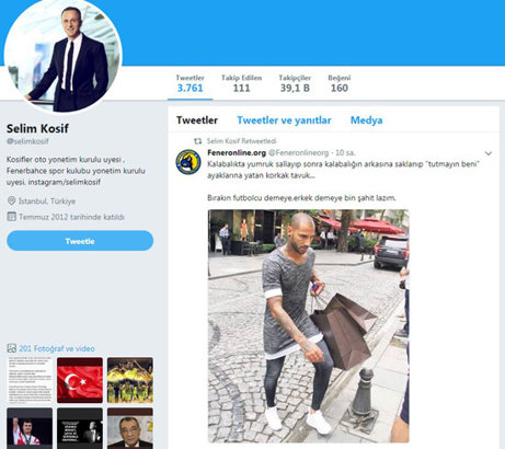 Fenerbahçe yöneticisinden olay Quaresma tweeti!