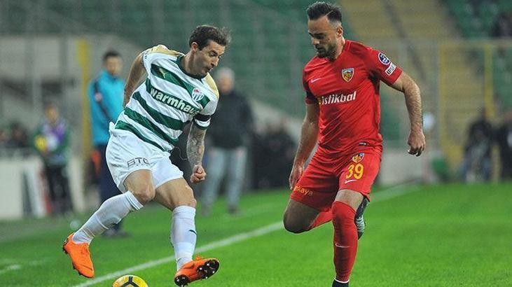 Bursaspor-Kayserispor maç sonucu: 1-0