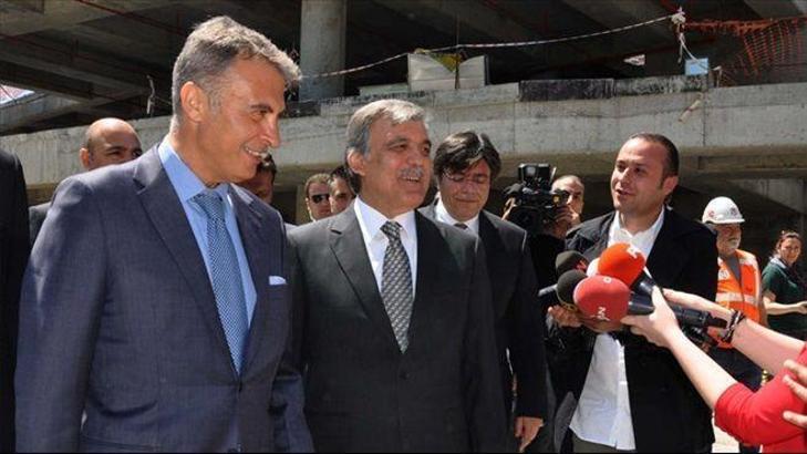 Abdullah Gül Vodafone Arena'yı gezdi