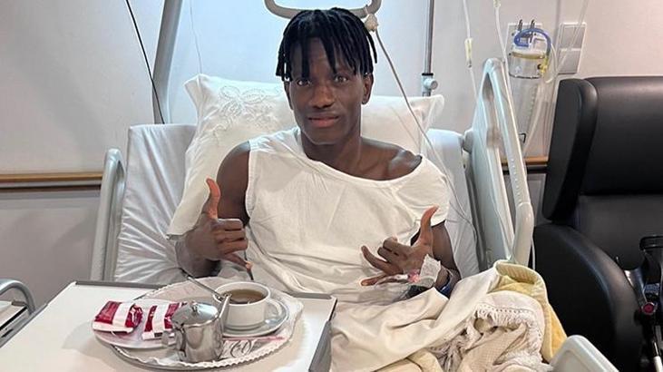 Trabzonspor'da Edgar le ameliyat edildi