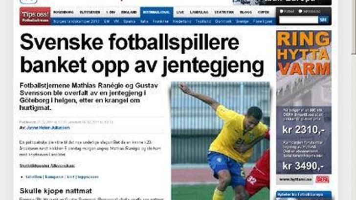 Svensson'a kadın dayağı!