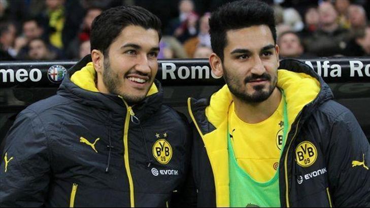 Borussia Dortmund'un son umudu İlkay Gündoğan ve Nuri Şahin