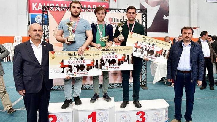 Kahramanmaraş'ta satranç turnuvası ödülleri dağıtıldı