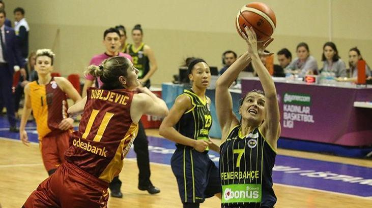 Kadın basketbolda Fenerbahçe-Galatasaray derbisi heyecanı